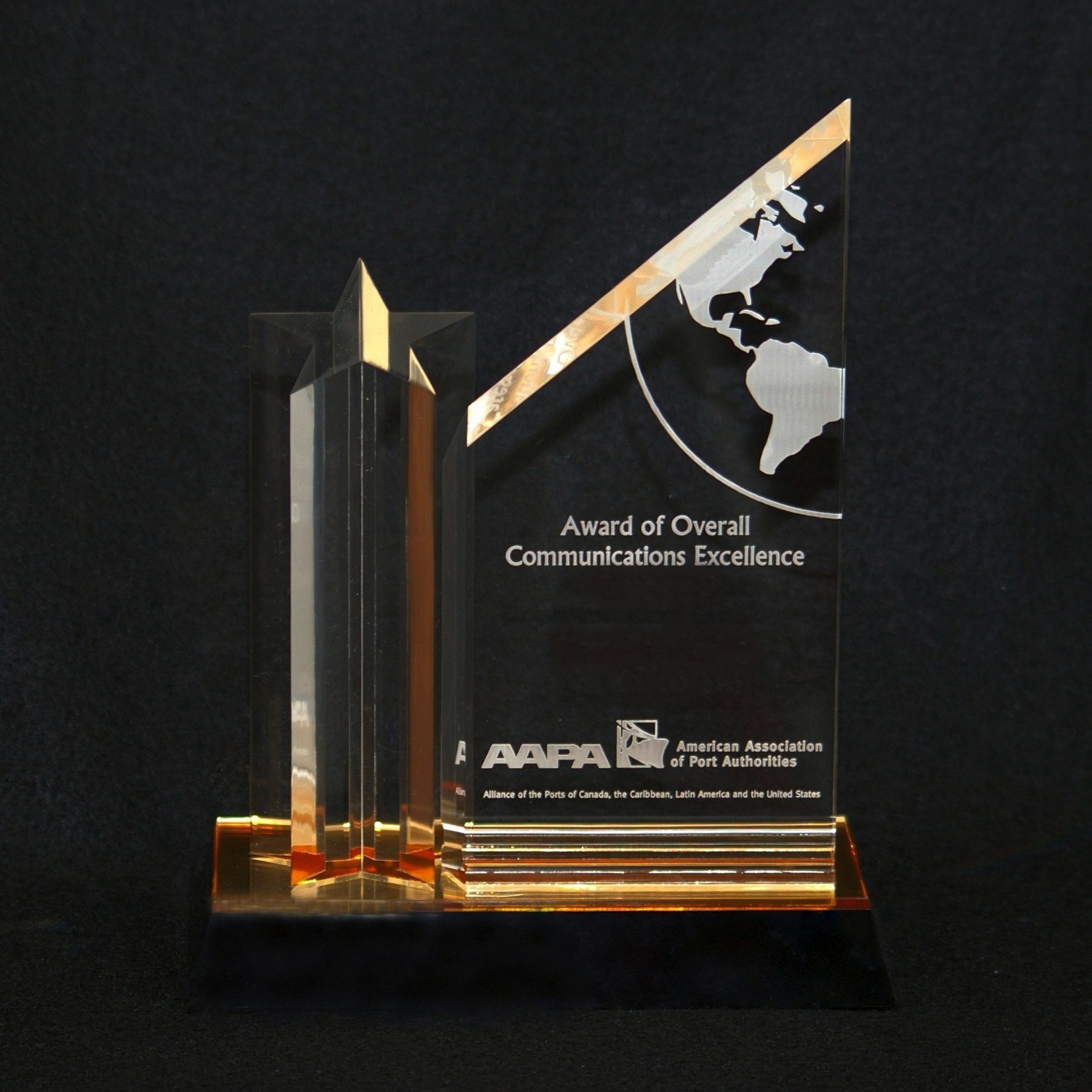 Overall Award Of Communications Excellence Trophy